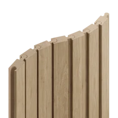 VZOREK - Lamely Puzzle, DUB PŘÍRODNÍ, obložení zakřivených a oblých stěn, 46 x 18 x 200 mm