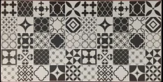 PVC dekorační panely - Black tandem, 960 x 485 x 0,35 mm