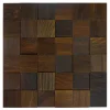 DUB TABÁK 50, samolepiaci panel 300 x 300 mm (0,09 m²) - drevená mozaika 3D - Povrchová úprava: Brúsený - olejovaný, Balenie: 6 mm