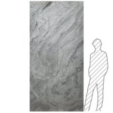 Kamenná dýha - Silver Grey, 1220 x 3050 x 3 mm