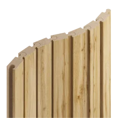 VZOREK - Lamely Puzzle, DUB WOTAN, obložení zakřivených a oblých stěn, 46 x 18 x 200 mm