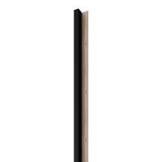 Dřevěná lamela LINEA 1 - černá / dub