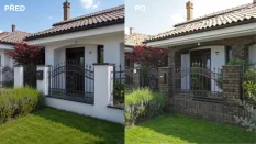 Cihlový obklad, Z BETONU, COUNTRY 618, šedá, 205 x 62 mm, tloušťka 14-17 mm, 1 m2