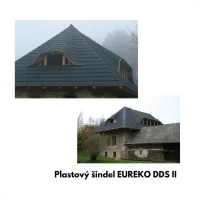 Realizácia krytiny z plastového šindľa EUREKO DDS II