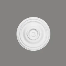 Rozeta - průměr 375 mm, hloubka 46 mm, maximální šířka řezaného otvoru 100 mm