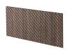 Lamelový panel DALEN - DÝHA Z AMERICKÉHO OŘECHU, 600 x 300 x 11 mm, ČERNÝ MDF PANEL