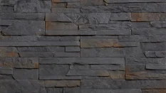 Betónový obklad, Z BETÓNU, NEPAL 3, tmavosivá, hrúbka 12-24 mm, 0.46 m2