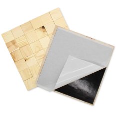 VZOREK - BOROVICE 50 (50 x 50 mm) - NA SAMOLEPÍCÍM PODKLADU - Kartáčovaný(bez povrchové úpravy) - rozměr vzorku: 150 x 150 mm