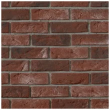 Cihlový obklad, Z BETONU, CAMBRIDGE 18, červená, 208 x 63 mm, tloušťka 12-18 mm, 0.91 m2