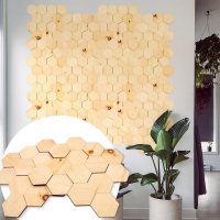Zažijte inovativní vzhled s dřevěnými obklady Hexagon!
