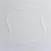 Stropní kazety s PVC folií - SYMFONIE BÍLÁ PVC, 495 x 495 x 7 mm