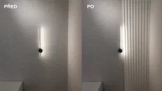 Koncový profil k voděodolnému lamelovému panelu (dvě lamely) - levý - 2700 x 31 x 20 mm -BÍLÝ Koncový profil k voděodolnému lamelovému panelu (dvě lamely) - levý - 2700 x 31 x 20 mm -BÍLÝ
