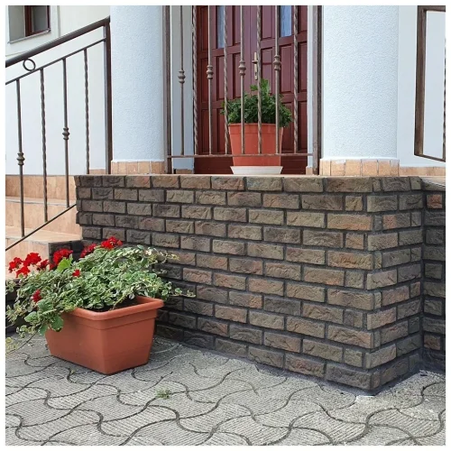 Cihlový obklad, Z BETONU, CAMBRIDGE 15, hnědá, 208 x 63 mm, tloušťka 12-18 mm, 0.91 m2