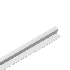 VZORKA - Drevená lamela LINEA 1 - biela / biela - ROZMER VZORKY: 135 x 64 mm
