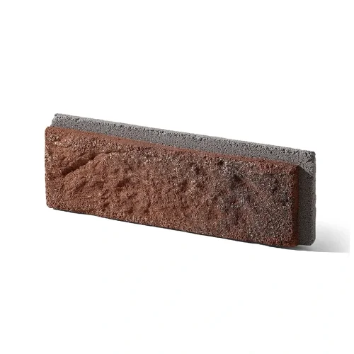 Cihlový obklad, Z BETONU, DALLAS 1, tmavě červená, 215 x 72 mm, tloušťka 21-22 mm, 0,46 m2