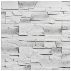 Kamenný obklad, Z BETONU, DENVER 1, světle šedá, 93 x 200 - 340 mm, tloušťka 8 - 23 mm, 0.40 m2