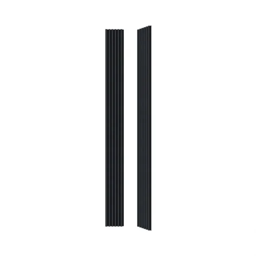 Akustický panel ACOUSTIC LINE - navy blue | černá, 2650 x 245 x 22 mm, lamely MDF + FINISH FOLIE, akustický podklad FILC
