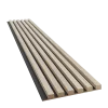 Dřevěné lamely ÚZKÉ na ČERNÉ desce (MDF), DUB SONOMA, FINISH FOLIE, 24 x 300 x 2750 mm (0,825 m2)