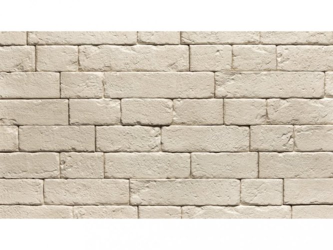 VZOREK - Cihlový obklad, ZE SÁDRY, BRICKAL 1, světlá, 380 x 124 mm, tloušťka 15-21 mm