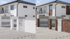 Cihlový obklad, Z BETONU, COUNTRY 676, hnědá, 205 x 62 mm, tloušťka 14-17 mm, 1 m2