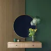 LINEA SLIM 1 dřevěná lamela na desce  - dub | černá, 2650 x 54 x 30 mm