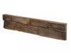 Betonový obklad, Z BETONU, GRENADA 1 - russet, hnědá, 550 x 117 mm, tloušťka 22-38 mm, 0.32 m2