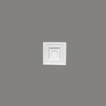 Dekoračný prvok - tvrdý plast ProFoam® (Polyuretán), základný biely náter (pretierateľný), 97 x 97 x 30 mm