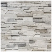 Kamenný obklad, Z BETONU, SAKURA 1, šedobéžová, 145 x 550 mm, tloušťka 14 - 26 mm, 0.48 m2