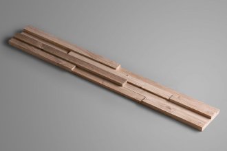 CORRECTUS - DUB, 720 x 100 x (9-19) mm - 3D dubové obloženie stien