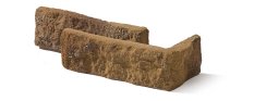 Betonový obklad, ROH, Z BETONU, RUSTIK 548, hnědá, 80 - 185 x 60 mm, tloušťka 10-18 mm, 0.57 m2