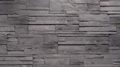 Sádrový obklad, ZE SÁDRY, CRETA 3, středně šedá, 500 x 200 mm, tloušťka 12-27 mm, 1 m2