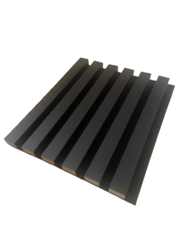 ATYPICKÝ PRODUKT - Akustický panel - ČERNÝ, MDF + FOLIE FINISH, ČERNÝ akustický podklad FILC, 300 x 345 mm