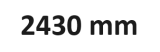 2430 mm