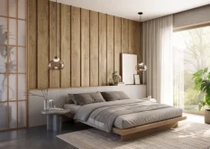 Designový obkladový panel JAPANDI (MDF), DUBOVÁ DÝHA, 24 x 300 x 2750 mm (0,825 m2)