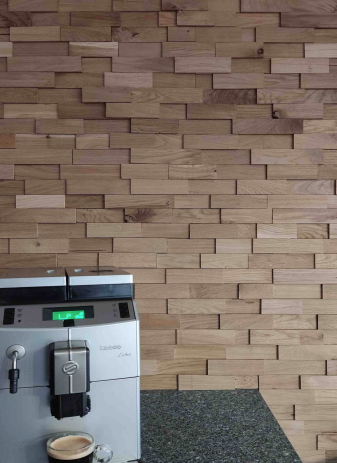 BERKA - THERMO DUB, brúsený povrch, jednotlivé lamely alebo obkladový panel 590 x 90 x 3 a 10 mm (0,0531m²) - drevený obklad - Balenie: Jednotlivé lamely (0,25 m²)