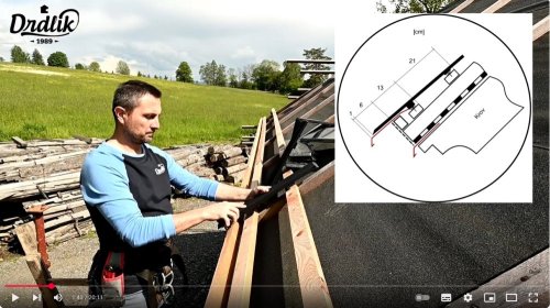 MONTÁŽNÍ VIDEO: Jak na ROZMĚŘENÍ ŘÁDKU (laťování) na plastovou krytinu EUREKO DDS II