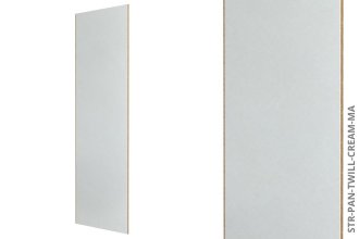 Systémový obkladový panel - KRÉMOVÁ, dřevotřísková deska, PVC finish fólie, 12 x 600 x 2800 mm