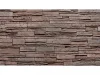 Betónový obklad, Z BETÓNU, KENYA 2, stredne hnedá, 533 x 120 mm, hrúbka 16-33 mm, 0.40 m2
