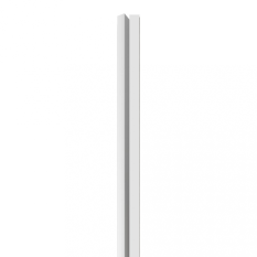 Dřevěná lamela LINEA 1 - bílá / bílá