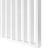 Dělící lamelová stěna s podstavcem - volně stojící, 990 x 2005 mm, (MDF), BÍLÁ