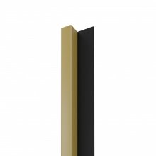 Dřevěná lamela LINEA SLIM 1 - zlatá / černá