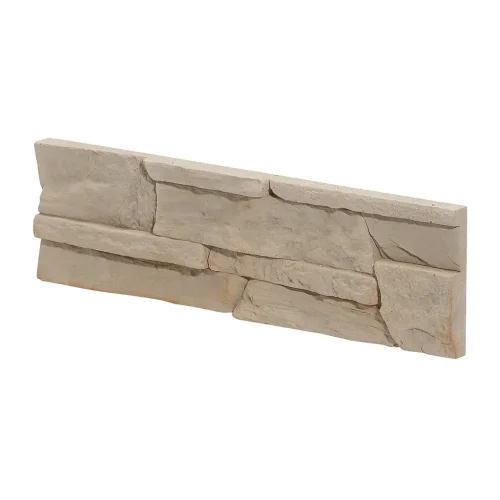 Kamenný obklad, Z BETONU, ABRA 1,  béžová, 92 x 200 - 330 mm, tloušťka 10 - 22 mm, 0.49 m2