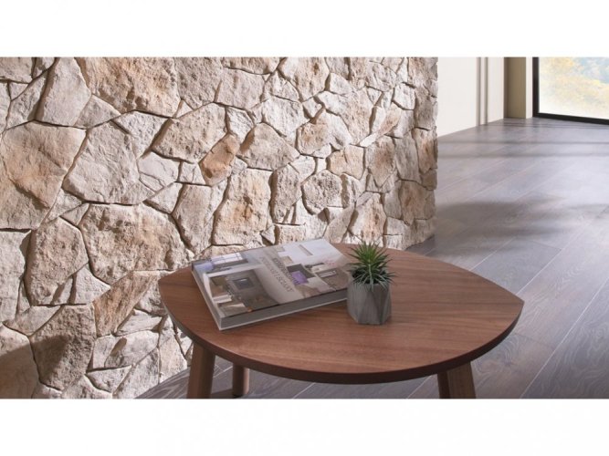Sádrový obklad, ZE SÁDRY, NANGA 1, světle hnědá, 440 x 220 mm, tloušťka 12-30 mm, 0.43 m2
