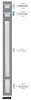 Pilastr - 168 x 317 x 80 mm