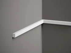 Nástenná lišta – HLADKÁ, tvrdý plast PolyForce (HD Polymér), základný biely náter (pretierateľný), 15 x 15 x 2000 mm Nástenná lišta – HLADKÁ, tvrdý plast PolyForce (HD Polymér), základný biely náter (pretierateľný), 15 x 15 x 2000 mm