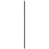 LINEA SLIM SINGLE - Drevená lamela na stenu, čierna, 2650 x 22 x 27 mm