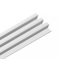Dřevěná lamela LINEA 3 - bílá / bílá