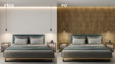 Lamelový panel HAARLEM - DUBOVÁ DYHA, 600 x 300 x 11 mm, ČIERNY MDF PANEL