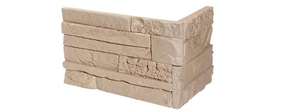 Sádrový obklad, ROH, ZE SÁDRY, CRETA 1, světle hnědá, tloušťka 12-27 mm, 0.96 m2