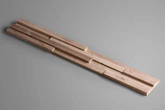 CORRECTUS - DUB, 720 x 100 x (9-19) mm - 3D dubové obloženie stien